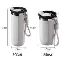 Mini gobelet thermique personnalisé de 350ml tasse à café de voyage salle de sport sans Bpa boisson isolée bouteille d'eau en acier inoxydable