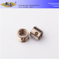 304 SS screw thread inserts with internal and external threads