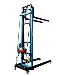 Pengangkat perancah saluran portabel Manual, pengangkat aluminium elektrik Manual kualitas tinggi - Product Image 3