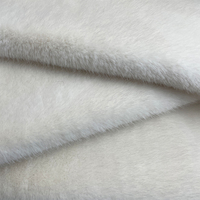 Hochwertiger weicher Großhandel Mantel Jacken Material 100 % Polyester geflochtenes Wildleder Plüsch gestrickt Winterstoff für warmen Mantel
