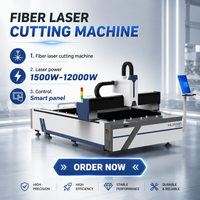 Machine de découpe laser à fibre sur plateforme 3015 3000W 6000W, découpeuse laser à fibre CNC pour tôles d'aluminium et de cuivre
