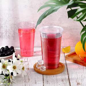 Preço de Fábrica Copo Plástico Transparente Descartável em Forma de U de 14, 16, 24 oz para Suco, Smoothie, Milkshake e Bubble Tea com Tampa de Domo - Product Image 3