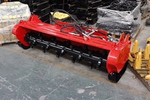 670102-0113 Skid Steer Brush Cutter 72 Inch Heavy Duty Rotary Mower with Teeth Free Shipping High Quality Forestry - Product Image 2
