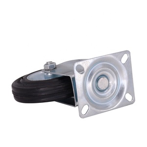 Ruedas Giratorias Industriales <span class=keywords><strong>de</strong></span> Alta Resistencia con Núcleo <span class=keywords><strong>de</strong></span> Hierro Metálico <span class=keywords><strong>y</strong></span> Ruedas <span class=keywords><strong>de</strong></span> Goma Sólida <span class=keywords><strong>de</strong></span> 3/4/5/6/8/10/12 Pulgadas - Product Image 5