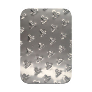 صفيحة Inox مخصصة ، من الفولاذ المقاوم للصدأ ، صفيحة متقلب منقوشة بنمط حروف متقلب - Product Image 4