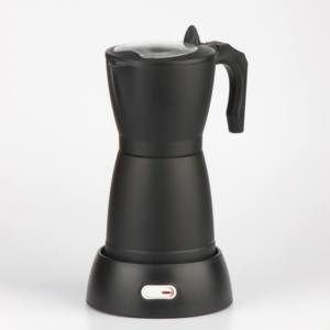 Noir mat électrique café expresso moka maker 3-6 Tasses de qualité alimentaire <span class=keywords><strong>prix</strong></span> usine - Product Image 5