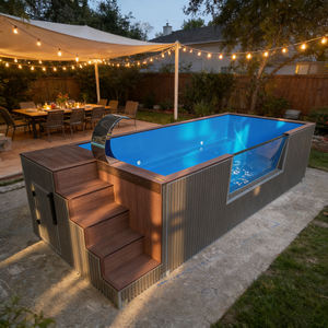 ชุดสระว่ายน้ำสำเร็จรูปสำหรับบ้านและโรงแรม พร้อมอุปกรณ์ครบชุดและบริการติดตั้งโดยมืออาชีพ - Product Image 1