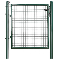 Vente en gros Design moderne Cour Acier Métal Porte battante Porte principale Entrée personnalisée Portes à battant simple/double