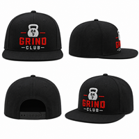 Gorra Snapback de Lote Pequeño con Visera Plana y Costura Kettlebell, Estilo Urbano para Vendedores de Moda Deportiva con Etiqueta Personalizada