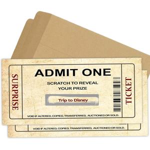 بطاقة الكشف عن مفاجأة مخصصة ، بطاقة إعلان شخصية هدية عيد ميلاد بجودة ممتازة - Product Image 1