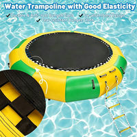 Trampoline aquatique gonflable, jeu de parc aquatique, trampoline de saut