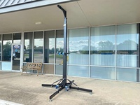 Soporte de elevación de alta calidad para altavoces de torre Line Array con manivela para suelo