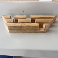 Encocheuse de palettes bois monotete horizontale automatique avec PLC pour assemblage rapide de palettes