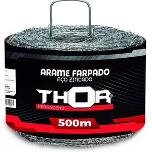 <span class=keywords><strong>Alambre</strong></span> de Púas de Acero de Alta Resistencia de <span class=keywords><strong>Calibre</strong></span> <span class=keywords><strong>14</strong></span> 12.5 para Cercas de Defensa, 1320 pies, Anillos de <span class=keywords><strong>Alambre</strong></span> de Púas, 250 m - Product Image 6