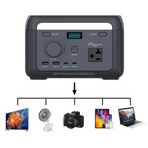 Station d'alimentation portable BIGINVERTER SR200 200W 102Wh avec batterie LiFePO4, charge rapide pour le camping et les voyages - Product Image 1