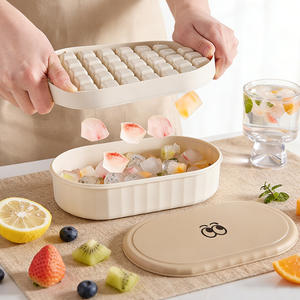 เครื่องทำน้ำแข็ง B-72 ขนาดใหญ่ ความจุเยอะ ตัวเครื่องพลาสติก รูปทรงลูกบาศก์ สำหรับใช้ในบ้าน ดีไซน์การ์ตูน - Product Image 5