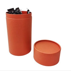 Boîte en tube de papier cylindrique écologique, biodégradable et recyclable, emballage pour le stockage du thé et du café - Product Image 6