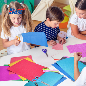 Bán buôn Trung Quốc phổ biến đầy màu sắc long lanh giấy DIY handmade chất liệu - Product Image 4