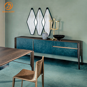 Meuble TV en bois vert nordique à décoration moderne et luxueux meuble de salon tv 70 75 85 pouces - Product Image 3