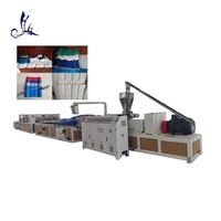 Ligne de production de tuiles de toiture imperméables, machine à fabriquer des plaques de toiture, conception à double vis contrecoupée, matériaux PVC/PC, contrôle PLC, 380V 50Hz