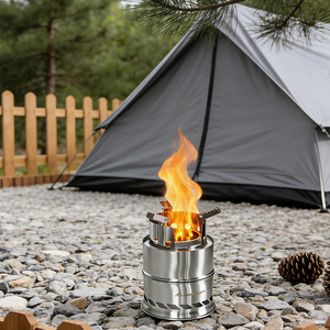 INBESTCAMP Scout 紧凑型折叠式木炭炉 Rocket Wild Preparedness 折叠式炉具 便携式木炉 - Product Image 1