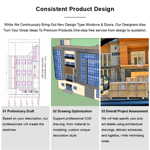 Wanjia hiện đại khu dân cư biệt thự Patio bi gấp cửa nhôm phân vùng gấp cửa nhôm accordion cửa - Product Image 5