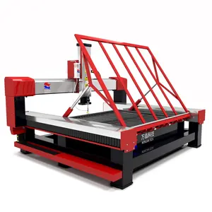 Máy Phun Nước Bằng Đá Cẩm Thạch Đá Hoa Cương Bọt Đá Rãnh Máy Cắt Cnc Waterjet 5 Trục