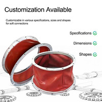 Conector Flexible Personalizable con Material Ignífugo para Sistemas de HVAC, Garantía de 1 Año, Ligero (0.1 kg)
