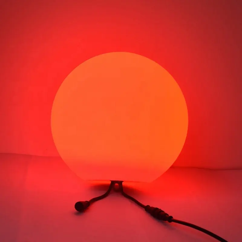 Sphère de levage cinétique de treuil DMX de vente chaude haute Performance RVB couleur LED équipement d'éclairage de boule suspendue