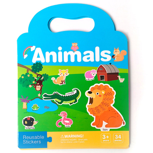 Nouveau <span class=keywords><strong>livre</strong></span> d'autocollants magnétiques pour animaux dinosaures - Product Image 1