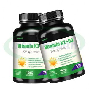 วิตามินดี3และเค2 แบบซอฟต์เจล ฮาลาล ยี่ห้อออสเรสัน สำหรับผู้ทานมังสวิรัติ เสริมสร้างภูมิคุ้มกันและสุขภาพกระดูก 100,000 หน่วยสากล (IU) 50,000 หน่วยสากล (IU) วิตามินดี3 เค2 แบบแคปซูล - Product Image 2