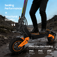 Trottinette électrique 48V 18.2Ah E5 Pro pliable, autonomie 40-60km, 150kg, moteur brushless 1500W, contrôle par application GPS, haute vitesse
