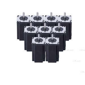 Venta al por mayor de fábrica: Motor paso a paso de alta precisión de 24 voltios con eje plano, 1.8 grados, 3.3N.m para robótica, motor híbrido 60D8414-13 60 - Product Image 1