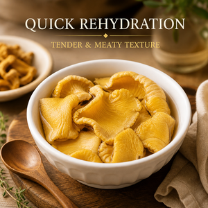 Chanterelles sauvages séchées de qualité supérieure, en vrac, naturelles et déshydratées, pour la cuisine gastronomique et l'approvisionnement alimentaire - Product Image 3