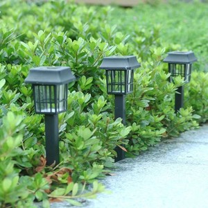 Lámpara Solar de Jardín para Exteriores, Impermeable, Encendido Automático al Anochecer, Luz Ambiental Nocturna - Product Image 2