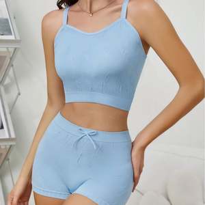 เซ็ตบรากีฬาสำหรับผู้หญิงฟรีสายผีเสื้อเนื้อผ้าระบายอากาศได้ดีน้ำหนักเบา - Product Image 1