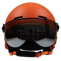 MOON CE EN1077 certificato per adulti sport invernali morbidi protezione integrale Snowboard casco da sci con visiera