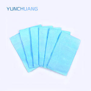 ผ้ากันเปื้อนทางการแพทย์แบบใช้แล้วทิ้ง คลาส 1 สำหรับงานทันตกรรม แบบสองชั้น บรรจุ 30 ชิ้น/แพ็ค - Product Image 1