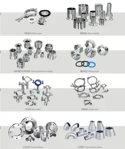 Factory Direct Sells Stainless Steel 304 316 Pipe Hanger Sanitary Pipe Holder Customization Support Welded Fittings