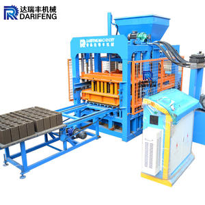 Venta Directa de Fábrica, Máquina para Hacer Bloques de Hormigón QT4-15, Maquinaria Automática para Fabricar Ladrillos de Cemento, Mejor Precio - Product Image 1