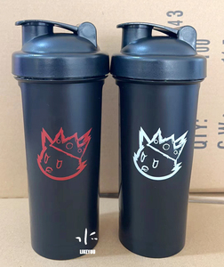 Bottiglia Shaker Nera Senza BPA con Stampa su Entrambi i Lati per Esercizio, Palestra, Fitness, Sport, Allenamento, Borraccia per Proteine - Product Image 3