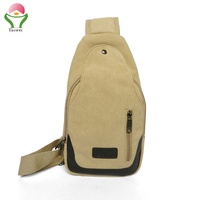 Nouveau Sac Bandoulière en Toile de Coton Écologique et Durable de 16 oz, Motif Lettres, Sacs Messager Cirés