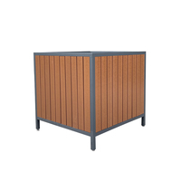 Boîtes à fleurs personnalisées, grandes boîtes à fleurs en bois anti-corrosion pour l'extérieur, pot de fleurs, boîte à fleurs en bois carbonisé
