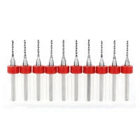 Micro-foret de 1 mm en acier au tungstène non revêtu avec queue droite de 1/8 pouce pour gravure CNC sur PCB et pierre, Chine