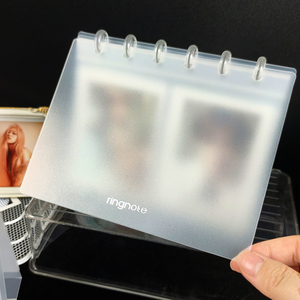 Álbum de Fotos Portátil con Anillas, Carpeta de Bolsillo para Colección de Fotos, Transparente, Libre de PVC, de Alta Calidad, con Discos para Calendario, para Guardar Tarjetas Fotográficas - Product Image 4
