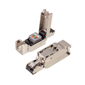 <span class=keywords><strong>Ethernet</strong></span> RJ45 đẩy kéo kim loại thẳng công nghiệp kim loại kết nối CAT5E profinet RJ45 cắm cắm trong - Product Image 5