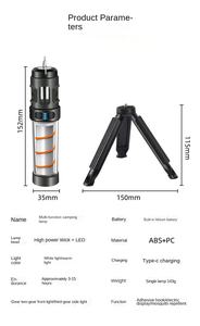 Lampe de poche à réglage de la lumière multifonction 4 en 1 pour l'extérieur Lampe de camping anti-moustiques avec trépied - Product Image 4
