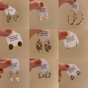 LEPAI Wholesale Hoop Earrings Women's Fashion Hoop Earrings Bulk Factory Direct <strong>Supply</strong> - Product Image 2