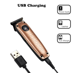 Professional Barber Clipper Hair Beard <strong>Trimmer</strong> Stainless Steel Blade Rechargeable Cordless Electric Hair Clipper <strong>Trimmer</strong> - Product Image 4