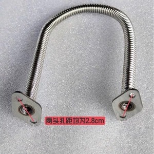 Conector de tubo de gas corrugado de acero inoxidable, 4,3 cm, 2,8 cm, para vaporera, cocina de fideos, equipo de cocina comercial - Product Image 2
